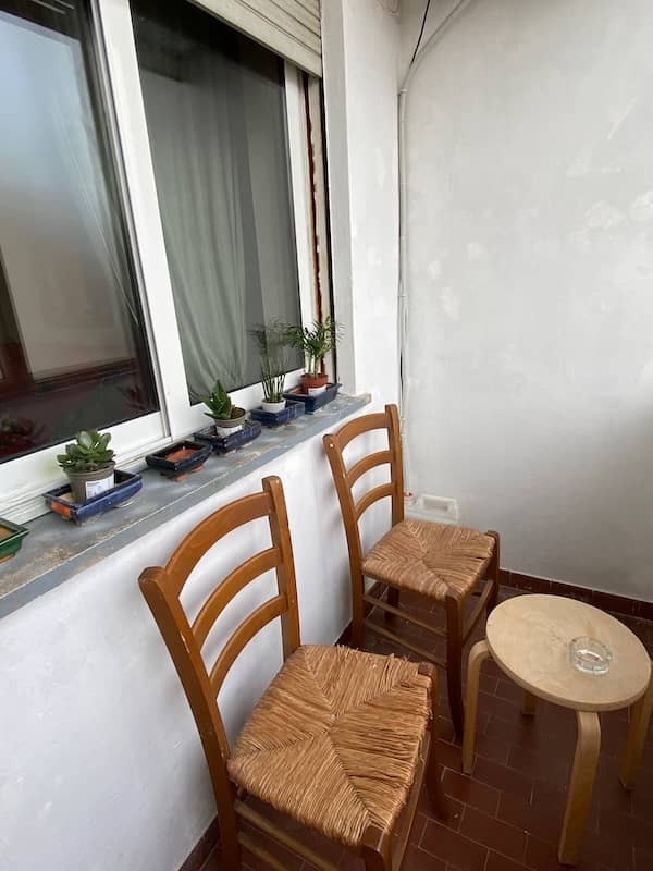 alloggio turistico roma con balcone