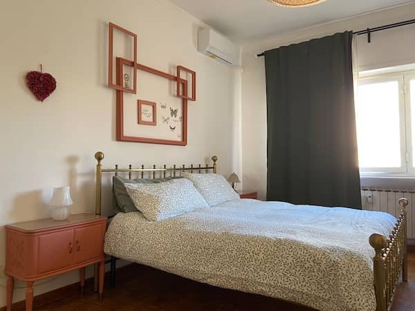 Cozy double bedroom for short stays in Rome Tiburtina